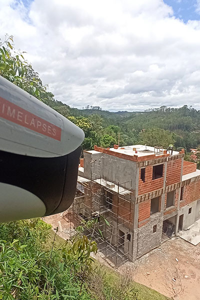 Monitoramento remoto de construção