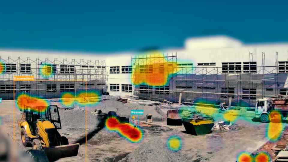 Timelapse com detecções de IA